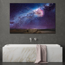 Cosmic Jellyfish Galaxy - Kit Burden - NicheCanvas