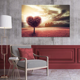 Loving Tree Sunrise - NicheCanvas