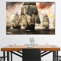 Pirate Fleet - NicheCanvas