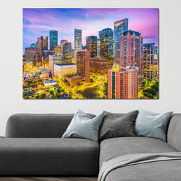 Houston Skyline - NicheCanvas
