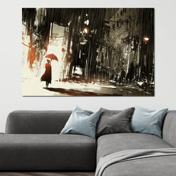 Halelis Rainy Day - NicheCanvas