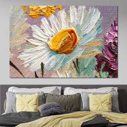 White Daisy - NicheCanvas