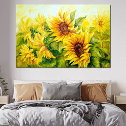 Beautiful Sunflowers - NicheCanvas
