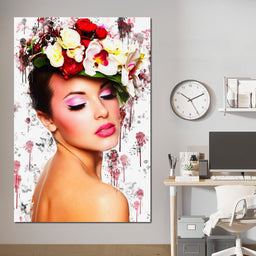 Flower Devine MixArt - Johanjjf - NicheCanvas