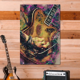 Johnny Depp's Guitar - Abraham Szomor - NicheCanvas