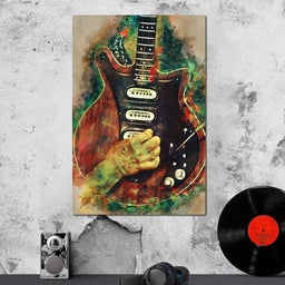 Brian May's Guitar - Abraham Szomor - NicheCanvas