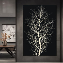 The Black Tree - Kubistika - NicheCanvas