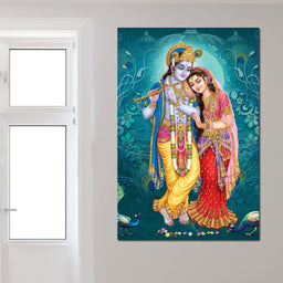 Radha & Krishna Couple - NicheCanvas