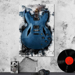 Dave Grohl's Electric Guitar - Abraham Szomor - NicheCanvas