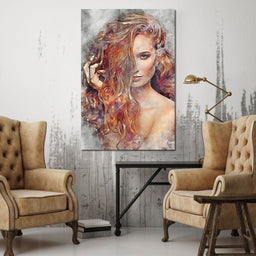 Girl Watercolor 2 - Mateo - NicheCanvas