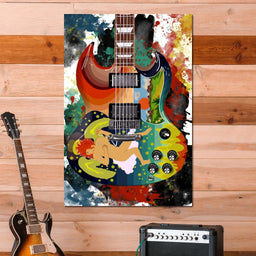 Eric Clapton's Solid Guitar - Abraham Szomor - NicheCanvas