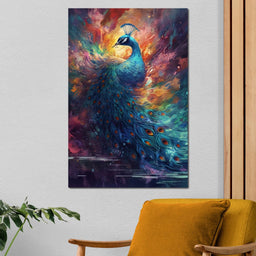 Sacred Peacock - NicheCanvas