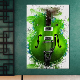 Brian Setzer's Guitar - Abraham Szomor - NicheCanvas