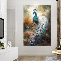Peacock Serenity - NicheCanvas
