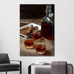 Cigars & Cognac - NicheCanvas