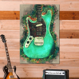 Kurt Cobain's Guitar - Abraham Szomor - NicheCanvas