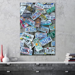 License Plates - NicheCanvas