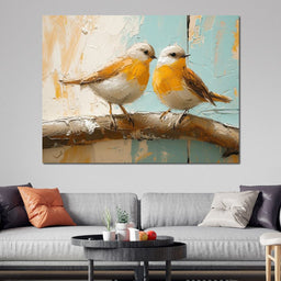 Sunlit Songbird Serenade - NicheCanvas