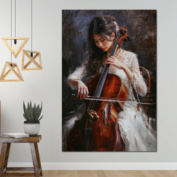 Violin Strings Serenade - NicheCanvas