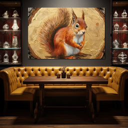 Squirrel Forest Charmer - NicheCanvas