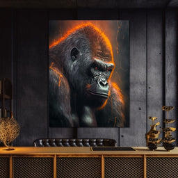 Gorilla Thunder - Zenzdesign - NicheCanvas