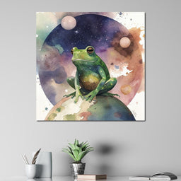 Frog - Astro Cruise - Ben Heine - NicheCanvas