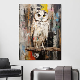 Owls Mystic Gaze - NicheCanvas