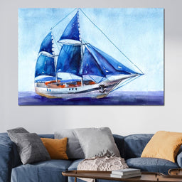 Blue Sails - NicheCanvas