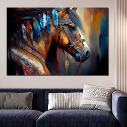 Cherokee Horse - Alicia Smith - NicheCanvas