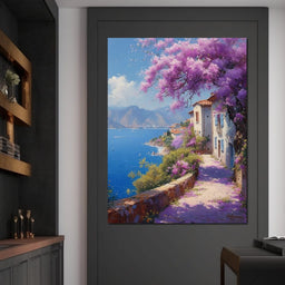 Coastal Bloom Promenade - NicheCanvas