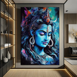 Lord Shiva's Contemplation - NicheCanvas
