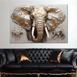 Silver Elephant - NicheCanvas