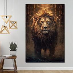 Lion of the Lord's Throne - NicheCanvas