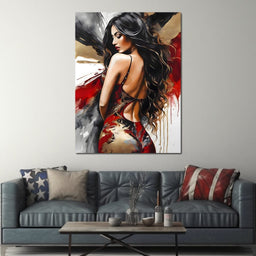 Female Portrait 163 - Johanjjf - NicheCanvas