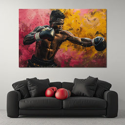 Golden Fury of the Ring - NicheCanvas