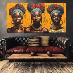 The Three Sisters - Sakeem Gibbs - NicheCanvas