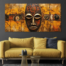 Tribal Mask 11 - Sakeem Gibbs - NicheCanvas