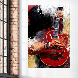 Slasher Electric Guitar - Abraham Szomor - NicheCanvas