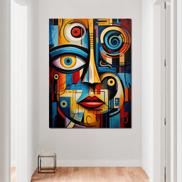 Cubist Reflections - NicheCanvas