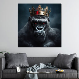 Gorilla Crown - Zenzdesign - NicheCanvas