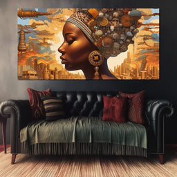 African Portrait Izula - Sakeem Gibbs - NicheCanvas