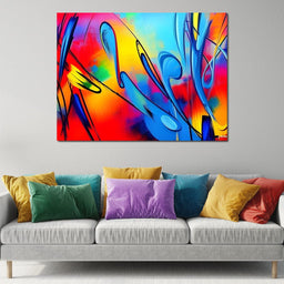 Colorful Contemporary Art 030 - Johanjjf - NicheCanvas