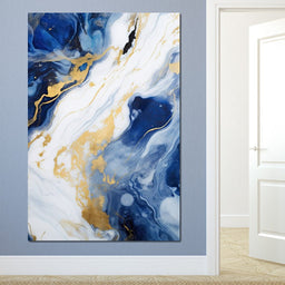 Glossy Liquid Abstraction - NicheCanvas