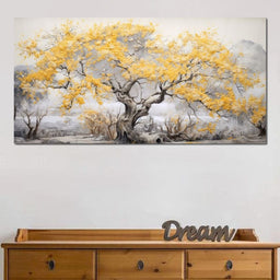 Golden Leafy Legends - NicheCanvas