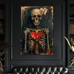 Romantic Skeleton 4 - NicheCanvas