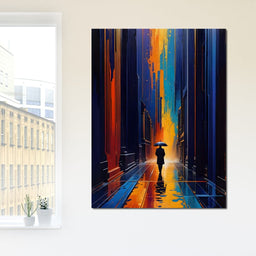 Streets of Loneliness - Johanjff - NicheCanvas