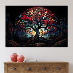 Four Seasons of the Tree of Love - NicheCanvas