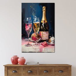 Champagne Radiance - NicheCanvas