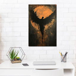 Eclipse of the Fallen Seraph - NicheCanvas