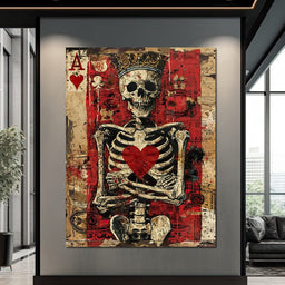 Romantic Skeleton 2 - NicheCanvas
